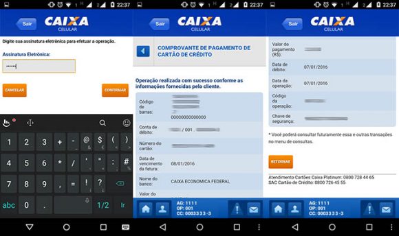 2 via Fatura Cartão Caixa Econômica