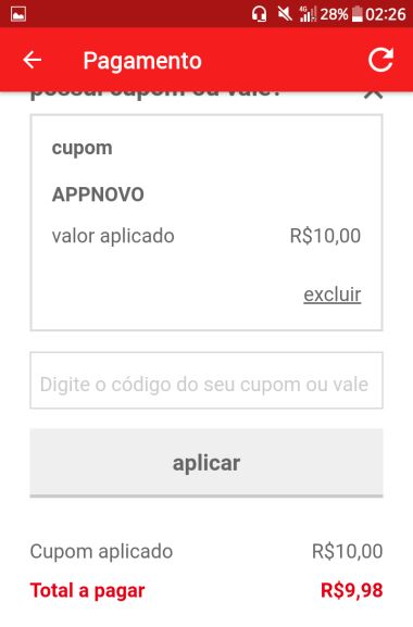 Fatura do Cartão de Crédito Lojas Americanas