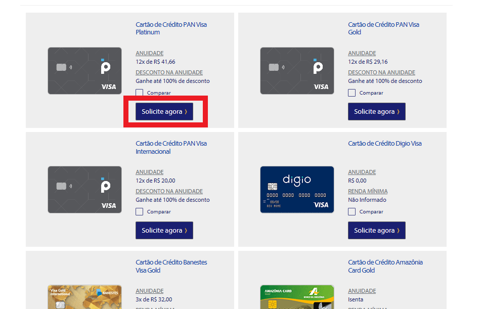 como fazer cartão de crédito itaú