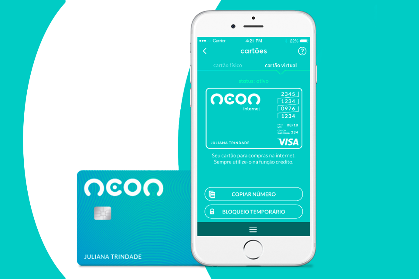 Cartão de crédito Neon – Tipos, Tarifas, Benefícios e Como Solicitar