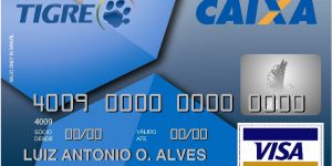 Cartão de crédito Caixa Tigre Visa nacional Tigre