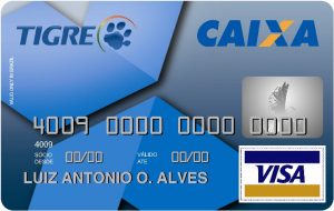 Cartão de crédito Caixa Tigre Visa nacional Tigre