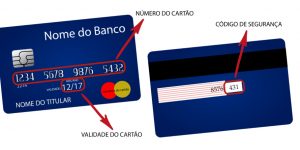 Localizar dados do cartão de crédito